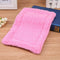 Plush Pet Hamster Cushion Mat Squirrel Warm Blanket Guinea Pig Bed(Pink)