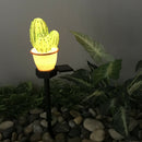 LED Solar Lamp 3 Cactus Light Sensor Control Spike Lamp for Garden Lighting A
