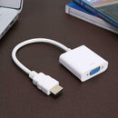 Male to Female Adapter HDMI to VGA Converter Digital Analog Audio Adapter Cable