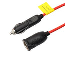 12V Car Cigarette Lighter Extension Cable Adapter Socket Charger Plug Lead Cord