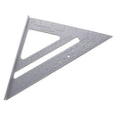 7'' Aluminium Alloy Right Angle Triangle Ruler for Industrial Measurement