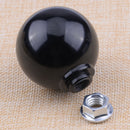 6 Speed Type-R Black Round Ball Manual Car Gear Shift Knob Aluminum Alloy
