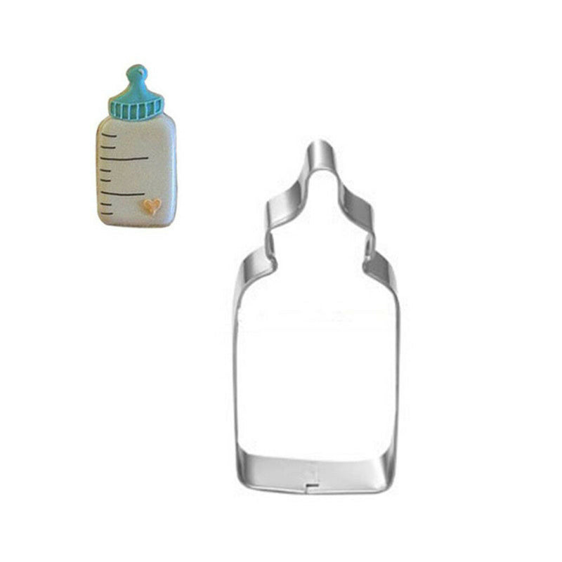 baby bottle shape cookie cutter fondant cake sugarcraft mold decorME