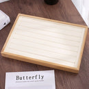 New Fashion Solid Bamboo Wood Jewelry Display Tray Earrings, Pendant, BangleG7B7