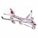 Alloy Airplane Brooch Pins Enamel Red Plane Luxury Brooches For Women Costu