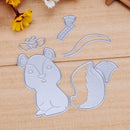Cute Squirrel Cutting Die DIY Scrapbook/Photo Album Embossing Metal Stencil