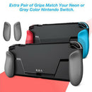 Quality For Nintendo Switch NS Console Handle Grip Soft Case w/ Game Card Slot