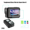 For Gopro Hero 8 9H Hardness Sports Camera Tempered Glass Lens Protection Film