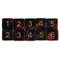 10pcs 6 Sided Dice D6 Polyhedral Dice for Dungeons and Dragons Table Games Blue