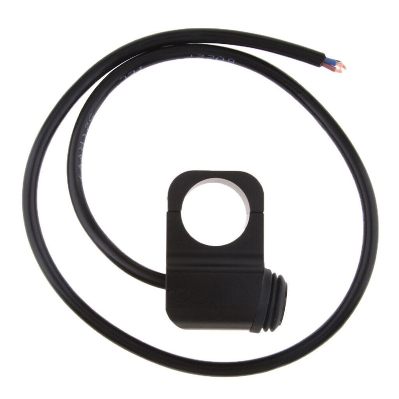 Waterproof 25mm 1" Motorcycle Handlebar Headlight ON/OFF/ON Switch Black