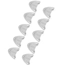 10 Pack Clam Shell Midget Vent Marine Boat Stainless Steel Vent Hose Cable Cover