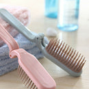 1 Pcs Blue Color Diy Salon Hairdressing Anti-Static Plastic /Teepee Comb Wo H9O2