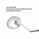 1Pair Motorcycle Rear View Rearview Side Round Mirror Universal 10mm Street Bike