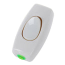 4 Pcs AC 250V White Plastic In-Line Cord Light Switch A8X3