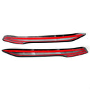 3X(Car Front Fog Lights Lamp Strips Trim Cover Stickers for Bmw X1 F48 2016