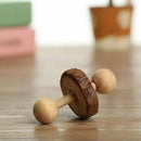 Pack of 5 Hamster Chew Toys - Natural Wooden Pine Dumbells Exercise Bell Ro