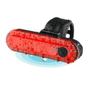 2Pcs/Set Rear Bike Tail Light,Ultra Bright Usb Rechargeable Bicycle TaillighR1E6