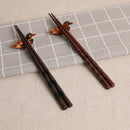 8 Pairs Japanese Classic Solid Wooden Chopsticks Set Gift Set for Kids Kit BYC