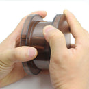 ABS Plastic Pellets Fishing Bait Crusher Boilie Grinder Box Fooder Brown
