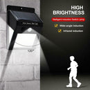 1pc 40LED Solar PIR Motion Sensor Wall Lamp Waterproof Garden Path Light