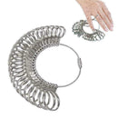 Metal Finger Gauge Ring Sizer Wide Band Graduated 1-13 Finger Measuring Siz Q2O3
