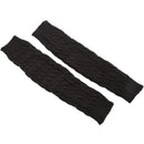 Women's Winter Knit Crochet Leg Warmers Legging Dark Grey