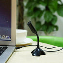 Mini Desktop Speech Microphone Stand Noise-cancelling Mic for PC Laptop Computer