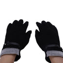 Touch Gloves Winter Warm Gloves Mittens for Touch Screen (black) G8U3