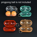 Table Tennis Ball Container Box Hard Plastic Case Ping Pong Ball Storage Box JR
