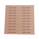 100Pc "Hand Made" Self Adhesive Stickers Kraft Seal Paper Label Gift 1.2*7.1 Hn