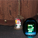 Luminous Necklace Glowing Sweater Necklace Christmas Cute Snowman Necklace