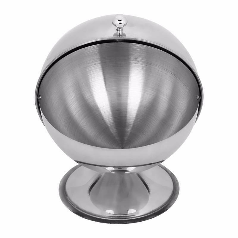 Stainless Steel Serving Bowls With Lid Sugar Salt Container Storage Bottle  S5Q6