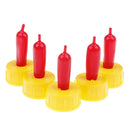 5Pcs Sheep Nipple Milk Drink Nipple Soft Rubber Pacifier For Pup Dog Foal Calf U