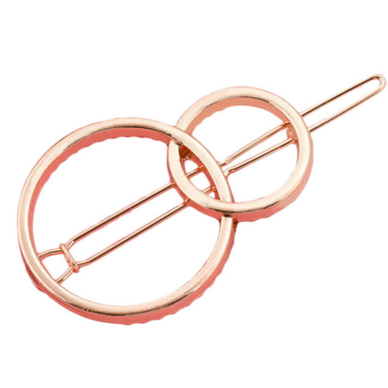Hollow Round Geometric Metal Hair Clip Ponytail Holder Hair Accessories