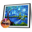 Full Round Drill Rhinestone Picture DIY Living Tree Diamond Painting Poster