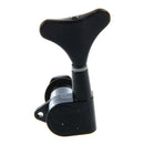 2 Pairs Black String Tuning Pegs Machine Heads for Electric Bass 2L + 2R