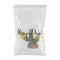 Set of 2, Plastic Terrarium Bamboo Leaf & Succulent Plant Animals Habitat for