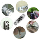 6 in 1 Tiny Ratchet Multi-Tool Key Chain KeyChain Keyring Bottle Opener Ruler m