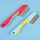 1pc Dog Cat Pet Stainle Steel Rake Comb Hair Grooming Trimmer Cleaning Brus J4K9