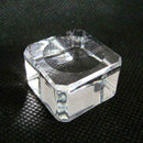 1X Crystal Clear Square Block Sphere Rocks Base Stand Favor Stone Holder Di S7D5