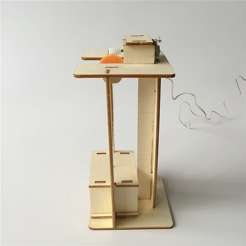 Assemble Diy Electric Lift Science Kids Educational Toys Experiment Materia T7B8