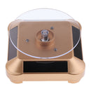 2pcs Solar Powered Rotary Display Stand Lights Low Power Consumption