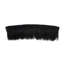 Motorcycle Adhesive Helmet Mohawk Hair Patches Skinhead Costumes Wig Black