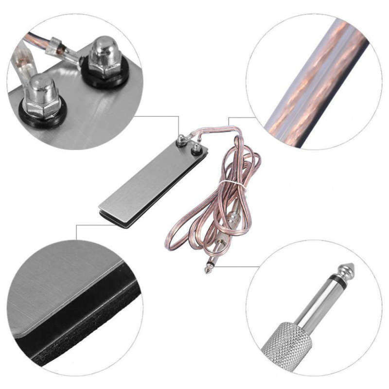 Mini Stainless Steel Foot Pedal Switch Controller Tattoo Power Supply Machine