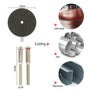 32 Pcs 22-50mm HSS Circular Saw Blade Cutting Discs Set & Mandrel for Drill