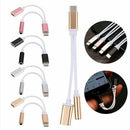 Black USB TYPE-C to 3.5 audio cable TYPE-C headset cable TYPE-C phone charg