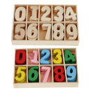 120x Wooden Numbers Scrapbooking Embellishment Card Making Craft Kids Toys