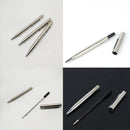 Stainless Steel Ball Point Ballpoint Pen Student Office Stationery Writing Pen