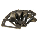10 X Victorian Style Label Holder Cupboard Drawer Cabinet Door Pull Handle S