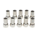 Metric Copper F Type Male TO Female Push On Quick Fit Connector for Cable